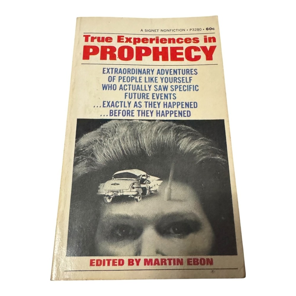 Vintage True Experiences in Prophecy 1967 Signet Nonfiction Martin Ebon Psychic